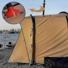 Portable Tent Stove Jack Chimney Pipe Heat Resistant Ventilation Tube for Outdoor Camping Gear