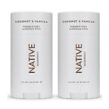 Native Coconut & Vanilla Deodorant 2 Pack - Refreshing Dual-Scent Pack