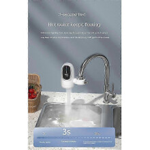 3000W Instant Electric Hot Water Heater with Digital Display for Bathroom Faucet