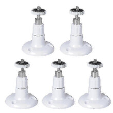 Wall Mount Bracket for Ring Stick Up Cam Wired & Battery HD Security Camera (White) - 5-Pack Mounting Accessories