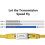 Pack of 5 Cat6 A Ethernet Adapter Coupler Patch Cable Rj45 Adapter 3