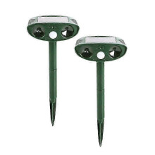 Outdoor Solar-Powered Ultrasonic Animal Repeller Deterrent - Multi-Purpose for Gardens Against Dogs, Cats, Birds & Foxes Motion Repelling