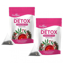 (2 Bags) Detox Energizing Peach Tea for Digestive Health, Gut Cleansing and All Skin Types