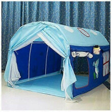 Play Tent Garden Game House on Detachable Bed for Nanny Boy - Blue House, Fun and Engaging Play Space