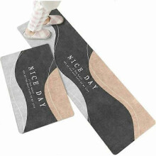 Set of 2 Non-Slip Kitchen Mats, Sink Front Floor Mat for Kitchen Absorbent, Modern Bath Mat Doormat #1 40 x 60