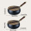 (28CM) Iron Ancient Style Large Belly Pot For Versatile Cooking Etc. With 2