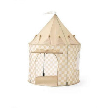 Kids Concept - Star - Play Tent Check Yellow - (1000929)