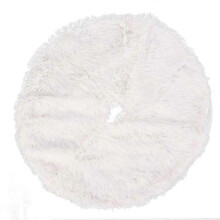 Round Christmas Tree Skirt Floor Mat 120CM, Christmas New Year Party Holiday Home Decoration Mat Base Protection