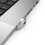 Compulocks - accs - W126702993 - Adaptador de bloqueio de borda MacBook Pro de 16 polegadas 2021 com bloqueio de chave prateado 4