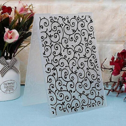 Flower Vine Plastic Embossing Folder Form Scrapbook Paper Card Making. Get creative with crafts! 2