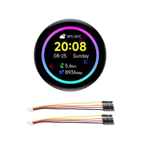 Esp32-S3 1.43-Inch Round LCD Screen Development Board Amoled Capacitive Touch Screen Supports Wifi 1