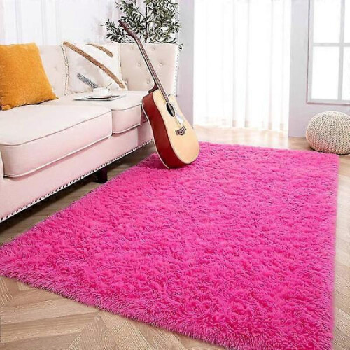 Soft Fluffy Bedroom Rug, Plush Shaggy Rug 1