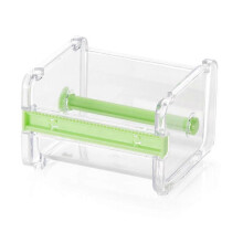 1 pc Transparent Tape Dispenser Adhesive Paper Dispenser 10.3 * 9.1 * 7.1 cm Tape Cutter Storage