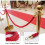 Barrier rope with gold hooks, queue divider, guide rope for management system, 1.5 m red 4