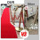 Barrier rope with gold hooks, queue divider, guide rope for management system, 1.5 m red 5