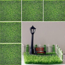 5pcs Artificial Garden Grass - Miniature Fairy Grass Lawn for Garden Dollhouse