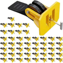 50pcs Tile Leveling System Kit, Reusable Tile Levelers Spacers