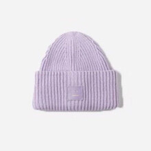 (Hellviolett) Neue einfache Beanie-Mütze für Damen, kalte und warme Winter-Wollmütze, Goros AC-Mütze