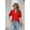 Summer Puff Short Sleeve Shirts Red XXL 5