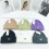 Gorro de punto cálido para invierno, gorro de otoño e invierno con forma de triángulo invertido, marca 3