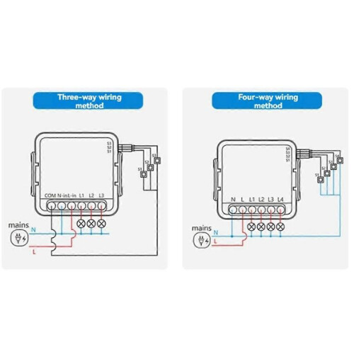 WiFi Relay Switch Module 5A 3 / 4 Channel AC100-240V Work with Alexa Home Mini Smart Switch Module 2