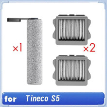 Replacement Brush Rollers and Filters for S5 Series Cordless Wet Dry Vacuum Cleaner Replacement Kit