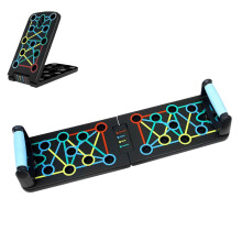 Foldable Push Up Stand with Non-Slip Handle - Multifunctional Fitness Board for Home Training - Professional Exercise Equipment