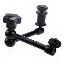 11-Inch Adjustable Friction Arm Joint for Camera and LCD Monitor, 2 Pieces, Black, Compatible with DSLR and Video Equipment