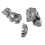 Chrome Front Clutch Control Dress-Up Kit for 4