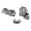Chrome Front Clutch Control Dress-Up Kit for 5