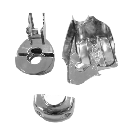 Chrome Front Clutch Control Dress-Up Kit for 2