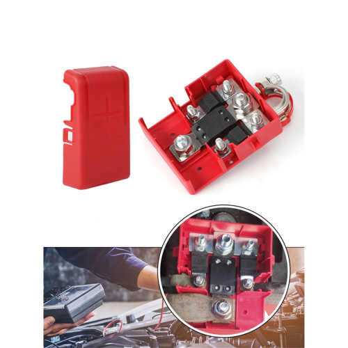 32V 400A Car Quick Release Fused Battery Distribution Terminal Red 2