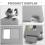 1 Pair Gray Sun Visor Left & Right for 2006-2013 7