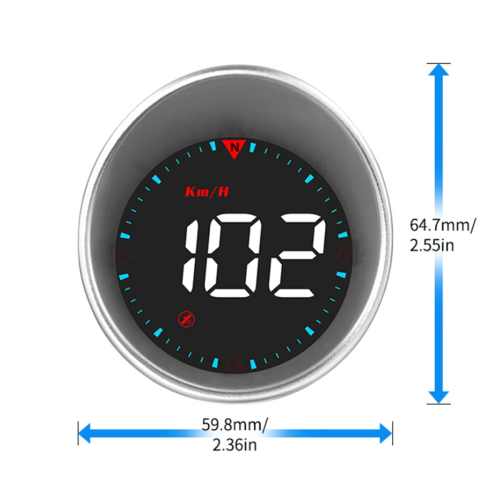 Display multifunzione OBD Head Up Display per auto Display del tachimetro 1