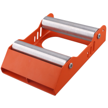 Motorcycle Chain Clean Roller Ramp Lift Tire Cleaning Stand Orange