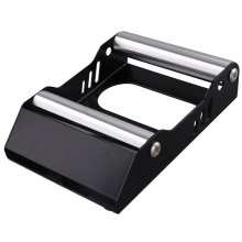 Motorcycle Chain Clean Roller Ramp Lift Tire Cleaning Stand Black