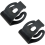 2Pack Windshield Wiper Arm Pivot Connecting Arm Clip Adapter for 5