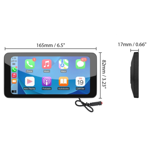 6.5Inch Motorcycle Smart Bluetooth Display 2