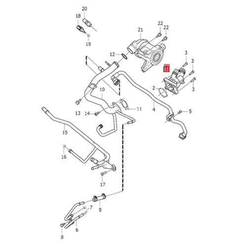 Car Thermostat Housing 2