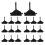 20pcs E Track D Ring Tie Down Anchors Closed E Track Accessories 1