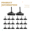 20pcs E Track D Ring Tie Down Anchors Closed E Track Accessories 6
