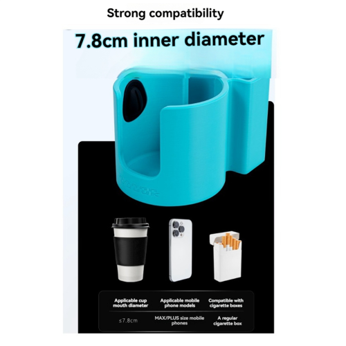 PLA Water Cup Bracket for Aluminum Profile Yellow 1