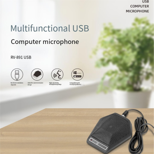 Capacitive Switch Interface Microphone for Remote Pickup Conference 2