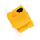 PLA Water Cup Bracket for Aluminum Profile Yellow 5