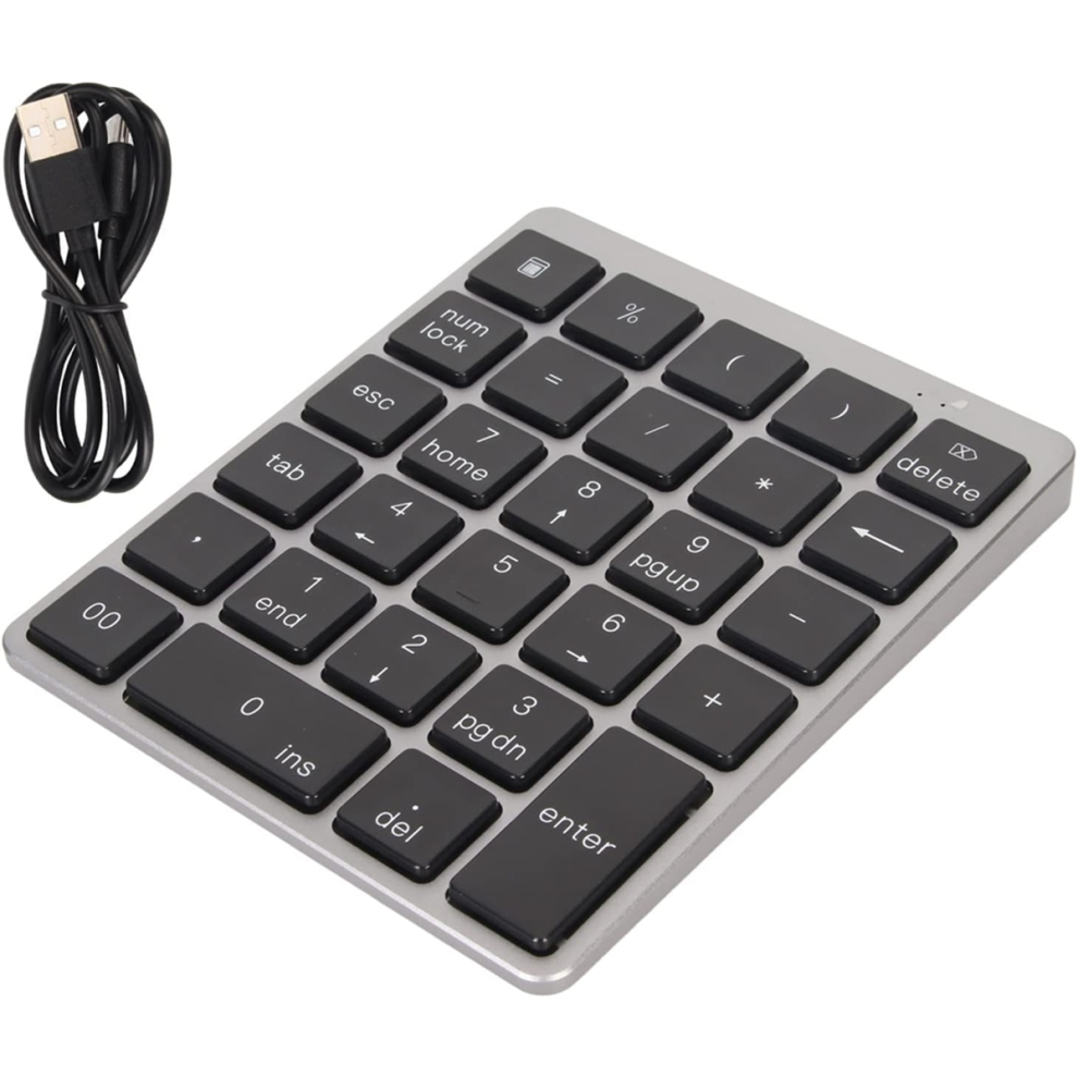 28 Keys Numeric Keypad, Dual Modes Portable Keyboard 4711467074744