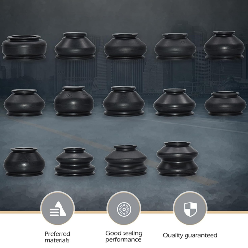 14PCS Tie Rod Boot Ball Joint Boot Kit 1