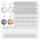 100 Pack 58mm Button Maker Keychain Supplies 1