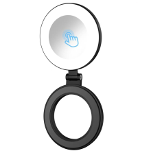 Mini luce tascabile magnetica con regolazione a 3 velocità per specchio selfie