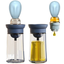 Silicone oil brush
Kitchen household brush integrated glass oil pot
Suitable for barbecue air fryer