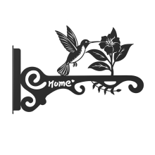Metal Plant Hooks - Decorative Wall Hangers with Bird Design 1Pcs